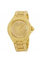 MICHAEL KORS Camille Swarovski Crystal Encrusted Gold Ion-plated Ladies Stone Watch
