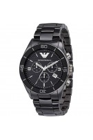 Emporio Armani Chronograph Black Dial Men's Ceramica watch Model-AR1421