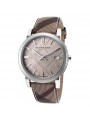Burberry The City Smoked Trench Womens Brown Leather Timepiece Watch BU9029