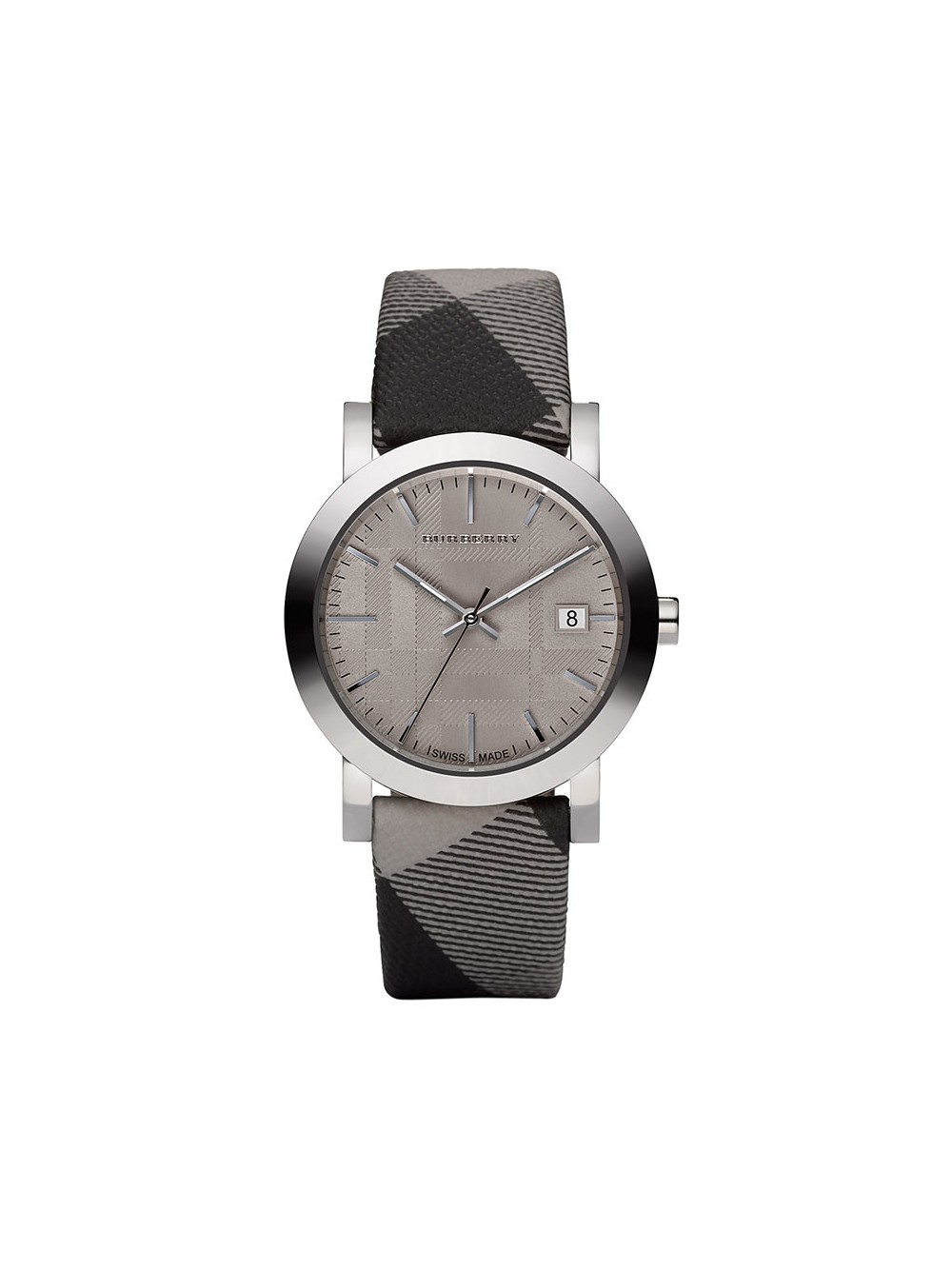 burberry watch black leather strap