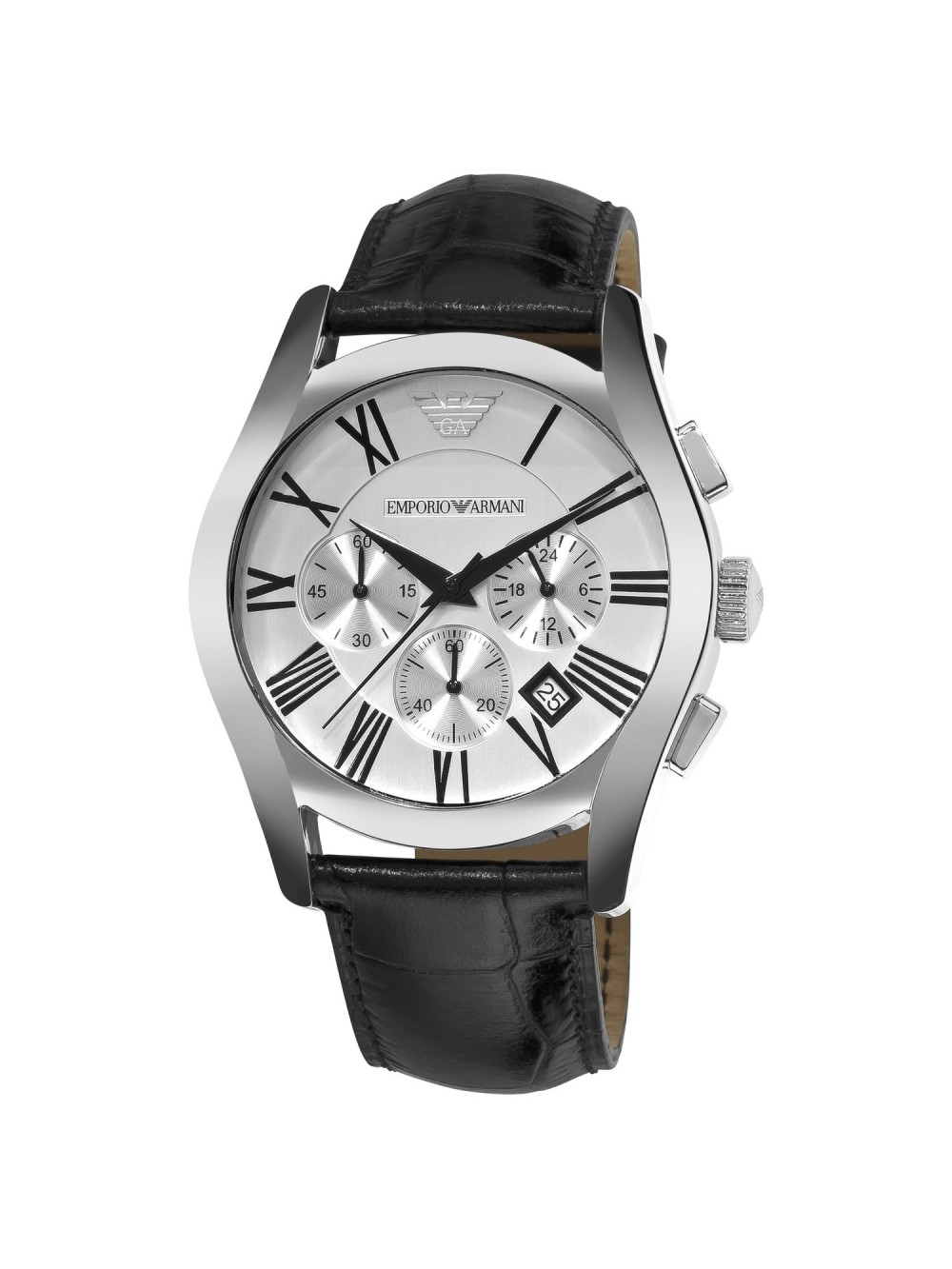 armani watches for men black
