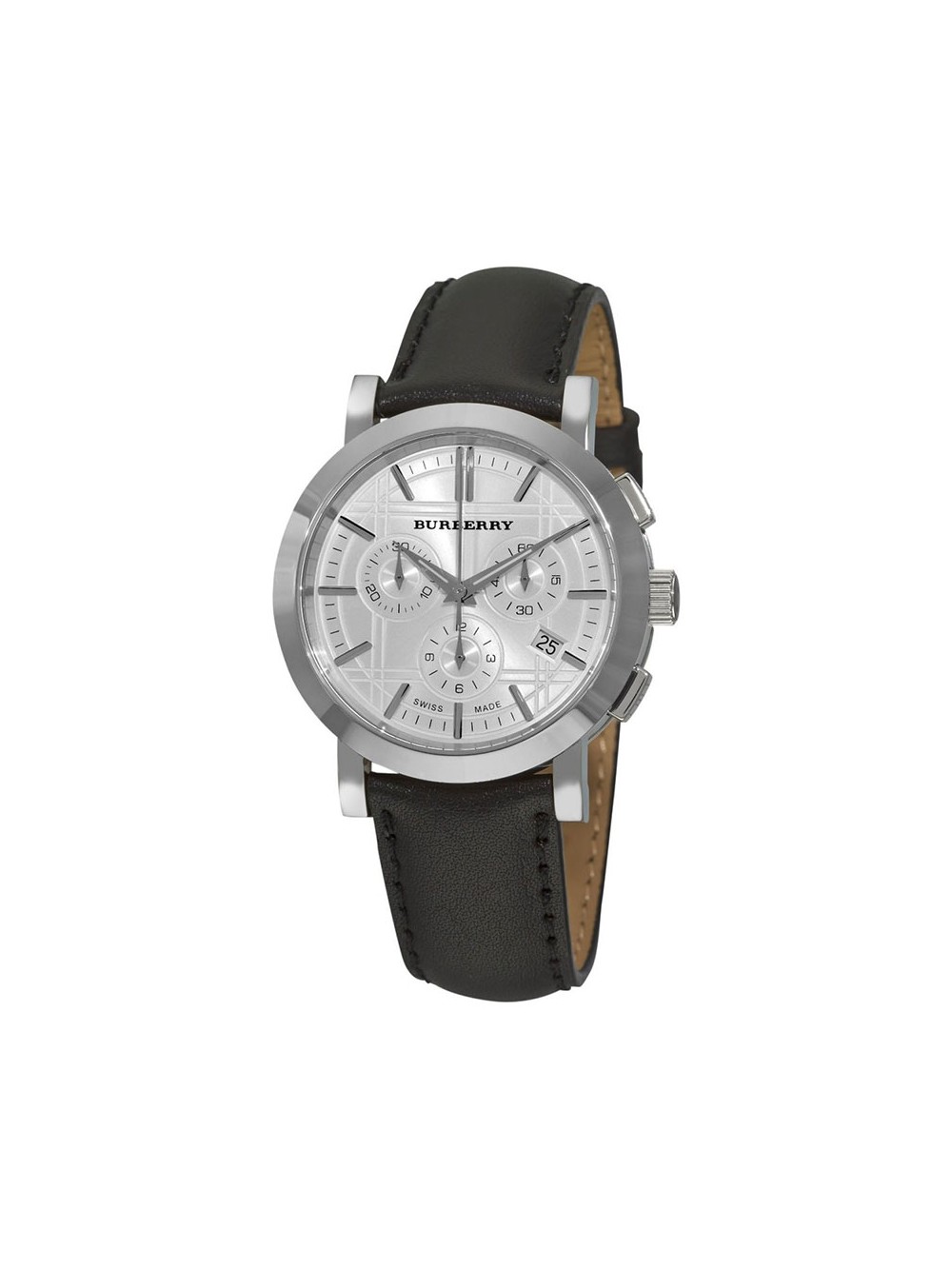 burberry men's leather watches