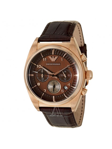 Emporio Armani Men's Rose Gold Chronograph Quartz Watch AR0371